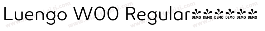 Luengo W00 Regular字体转换